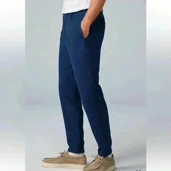 Mack Weldon Radius Flex Jogger Navy Blue Men’s Casual Pant Size Medium - Picture 2 of 8